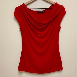 The Limited Short Sleeve Red Top